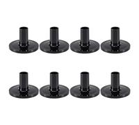 Cpolebev 8Pcs Cymbal Sleeves 8PCS 38x26mm Black Drum Cymbal Sleeves Replacement for Shelf Drum Kit