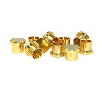 Cpolebev 8Pcs Gold Plated Protection Cap Plug Short-Circuit Socket Phono Connector Shielding Plug Socket Protection Cover Cap