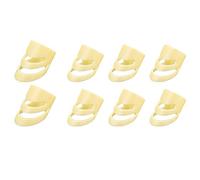 Cpolebev 8Pcs Guitar Picks Adjustable Finger Picks Thumb Picks Medium and Large Plastic Picks for Guitar Banjo Ukulele