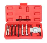 Cpolebev 9-Piece High-Strength Metal Bearing Disassembly Tool Puller Bearing Puller Puller Black&Silver