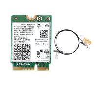 Cpolebev 9560NGW WiFi Card+Antenna 1730Mbps Wireless AC 9560 Dual Band 2.4G+5G BT 5.0 802.11Ac M.2 CNVI 9560NGW Wireless Adapter