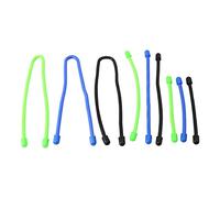 Cpolebev 9Pcs/Set Silicone Cable Tie, Reusable Twist Tie, Cable Tie Straps, 4-Inch,6-Inch,12-Inch