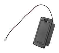 Cpolebev 9V Flat Mount Guitar Active Pickup Battery Cover Hold Box Battery Storage Case for Electric Guitar Bass Accessory