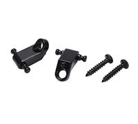 Cpolebev A Set 2 Pcs Electric Guitar Roller String Tree String Retainer - Black