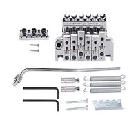 Cpolebev A Set of Tremolo Bridge Double Locking System Pulled Electric Guitar String Bridge Guitar Accessories Bridge Parts