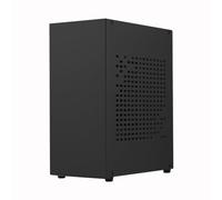 Cpolebev A07 Mini ITX Computer Case Chassis HTPC Host Case USB3.0 ITX Enclosure Personal Computer Chassis Desktop Box Easy to Use Black