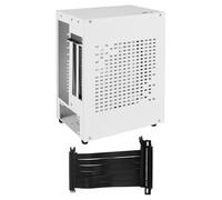Cpolebev A07 Mini ITX Computer Case Chassis HTPC Host Case USB3.0 ITX Enclosure with Graphics Card Extension Cable(C)