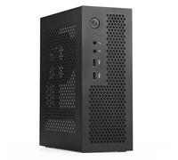 Cpolebev A09 HTPC Computer Case Mini ITX Gaming PC Chassis Desktop Chassis USB2.0 Computer Case Home Computer Case Black