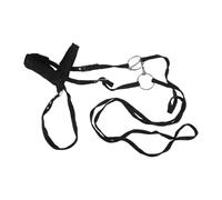 Cpolebev Adjustable Equipment Halter Horse Bridle with Bit and Rein Belt for Horse Equestrian Accessories Soft Thicken Large