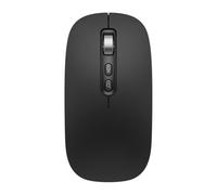 Cpolebev AI Smart Voice Mouse Voice to Text Mouse Rechargeable 2.4G Wireless Bluetooth Mouse Voice Input Mouse for Laptops,B