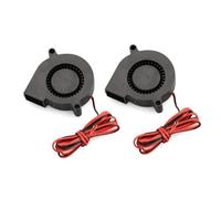 Cpolebev Air Blower Turbo Fan Ultra-Quiet Small DC Cooling Fan 5015 DIY 3D Printer Assembly Kit for RepRap E10 E12 DC 12V Fans