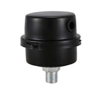 Cpolebev Air Compressor Intake Filter Muffler 1/4BSP 13mm Thread Black