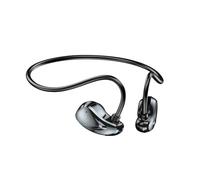 Cpolebev Air Conduction Wireless Headset with Mic Air Conduction Sports Hanging Ear Outdoor Noise Canceling Headset Gray