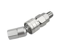 Cpolebev Airless Straight Hose Swivel Connector Universal 360 Quick Joint Fittings Replacement Accessories Air Hose Quick Coupler Airless Paint