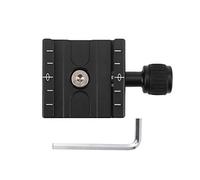 Cpolebev Aluminium 50mm Quick Release Plate QR Clamp Fits Standard for Tripod Ballhead