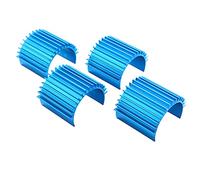 Cpolebev Aluminum 370 380 Motor Heat Sink Heatsink Cooling Fins for RC 1/16 Car (Pack of 4)