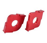 Cpolebev Aluminum Alloy Radius Jig Router Templates, Radius Quick-Jig Router Bit Templates for Routing Rounded Corners,Set of 2
