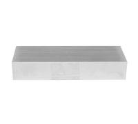 Cpolebev Aluminum Heat Radiator Heatsink Cooling Fan 200x69x37mm Silver Tone