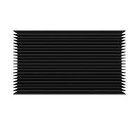 Cpolebev Aluminum Large Heatsink 4.72 x 2.72 x 1.06 Inch /120 x 69 x 27 mm Heat Sink Cooling Black Oxide Radiator 22 Fin