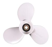Cpolebev Aluminum Outboard Propeller 3X7-1/2X7 for 4-6Hp 6E0-45943-00