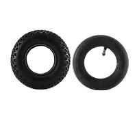 Cpolebev Anti-Skid Tire 200x50 Off-Road Tire Inner Tube Black for Mini Electric Scooter Wear- Pneumatic Tire
