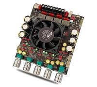 Cpolebev AS21P Bluetooth 5.1 Digital Power Amplifier Board 2.1 Channel TPA3255 DC 18-50V for Subwoofer Speaker Reusable Easy Install Easy to Use Integrated