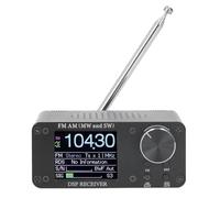 Cpolebev ATS80 Portable Shortwave Radio FM AM Frequency Receiver 5W External Headphones Telescopic Antenna Shortwave Radio