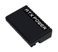 Cpolebev ATX 24 Pin 90 Degree Power Plug Adapter Mainboard Motherboard Power Supply Cable Modular for Power Supply Cables Black