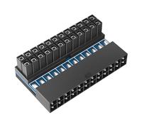 Cpolebev ATX 24 Pin to 90 Degree Power Plug Adapter Power Supply Cable Connector for Desktops PC DIY Mounting Accessessory
