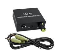 Cpolebev Audio Passive Attenuator,Line Output Signal Sound Card, Speaker, Microphone, High Low Level Converter +3.5 Line
