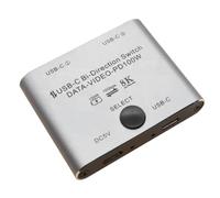 Cpolebev Bi Directional USB C Switch Splitter 8K USB C Switcher KVM 8K 60Hz 4K 144Hz Video for Multiple Source No USB C Line