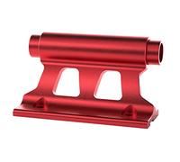 Cpolebev Bike Fork Mount Quick Release Fork Mount Truck Bicycle Carrier Fixed Clip Luggage Rack with Thru Axle Red