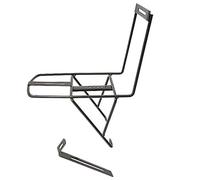 Cpolebev Bike Front Luggage Rack Bike Front Rack Bicycle Carrier Panniers Shelf Cycling Bike Stand
