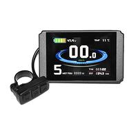Cpolebev Bike LCD Display 24V 36V 48V LCD8H Display Waterproof Connector with USB Electric Bicycle Bike Display