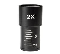Cpolebev Biological Microscope Eyepiece 2X Barlow Lens for 23.2mm Mount Port Biological Microscope