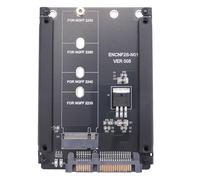 Cpolebev Black Case B+M Socket 2 M.2 NGFF (SATA) SSD to 2.5 SATA Adapter for 2230/2242/2260/2280mm M2 SSD