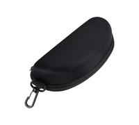 Cpolebev Black Glasses Eyeglasses Safety Zippered Hard Case Holder