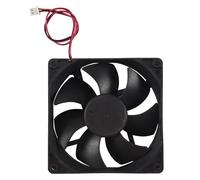 Cpolebev Black Plastic Square 9025 90 x 90 x 25mm DC 12V 0.25A Cooler Fan