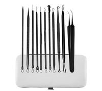 Cpolebev Blackhead Remover Pimple Popper Tool Kit 11 Pcs, Pimple Extractor Tool, Acne Kit for Blackhead