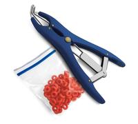 Cpolebev Bloodless Animal Elastrator Casting Tail Dock, Ring Balloon Stretcher Sequin Filling Filling Pliers Tools