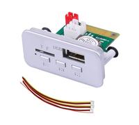 Cpolebev Bluetooth 5.0 MP3 WMA APE Decoding Board Car Audio USB TF FM Radio Handsfree Module MP3 Player for Speaker Easy Install 5V