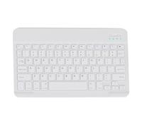 Cpolebev Bluetooth Keyboard Portable Keyboard for Tablet PC Tablet Gaming Accessories White
