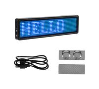 Cpolebev Bluetooth LED Name Badge Rechargeable Light Sign DIY Programmable Scrolling Message Board Display LED,Type 5