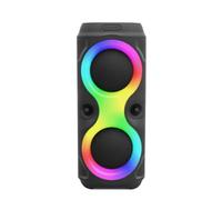 Cpolebev Bluetooth Speaker Wireless Home Theater Outdoor Sound Column Portable Subwoofer Speaker with RGB FM/AUX