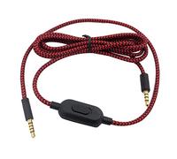 Cpolebev Braided Replacement Cable Extension Cord Wire for G433 G233 G Pro X Gaming Headset with Volume Control Clip