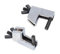 Cpolebev Brake Line Clamp, 2 Pcs Hose Pinch Clamp Pliers, Metal Brake Line Clamp Suitable for Flexible Hoses Fuel Hoses Easy to Use