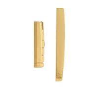 Cpolebev Brass 6 String Acoustic Guitar Bridge Nut and Saddle