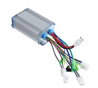Cpolebev Brushless DC Motor Controller Support No Hall Anti-Coaster Features 36V-48V 350W for Universal Electric Bicycle E-Bike Scooter