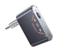 Cpolebev BT-107 Bluetooth 5.4 Car Audio Receiver Transmitter Audio Bluetooth Converter for Airplane Mini Portable 3.5mm with Mic