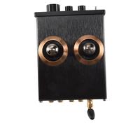 Cpolebev Buffer HiFi 6J5 Bluetooth 4.2 Tube Preamp Amplifier Stereo Preamplifier with Treble Bass Tone Ajustment(Black)